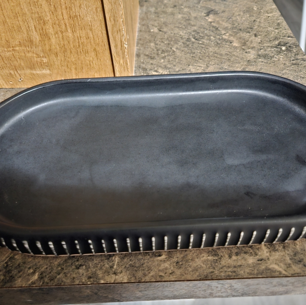 UGG Black Bath Vanity Tray